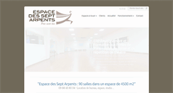 Desktop Screenshot of espaceseptarpents.fr