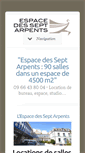 Mobile Screenshot of espaceseptarpents.fr